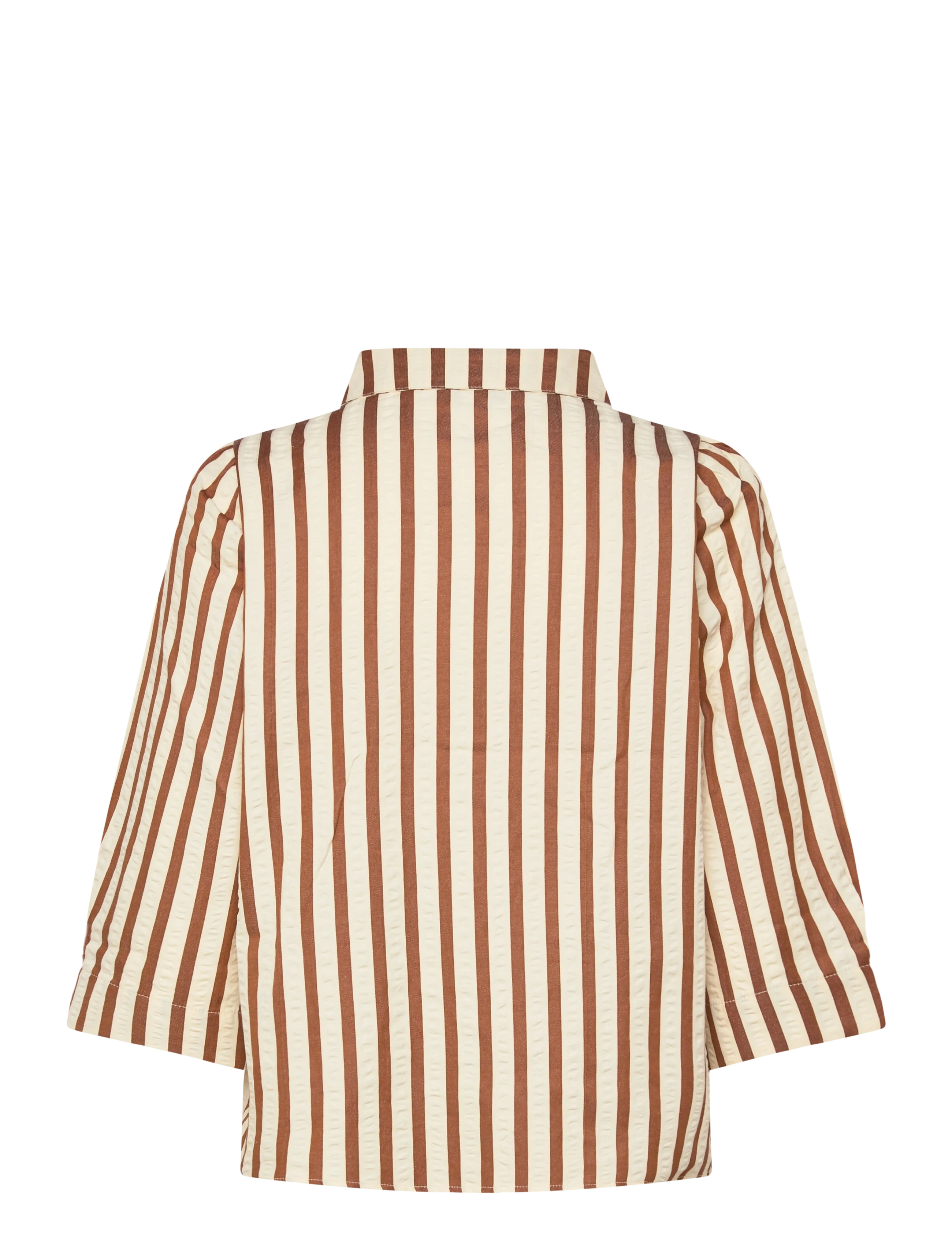 Lollys Laundry - BonoLL Shirt SS - short-sleeved shirts - dark mokka - 2