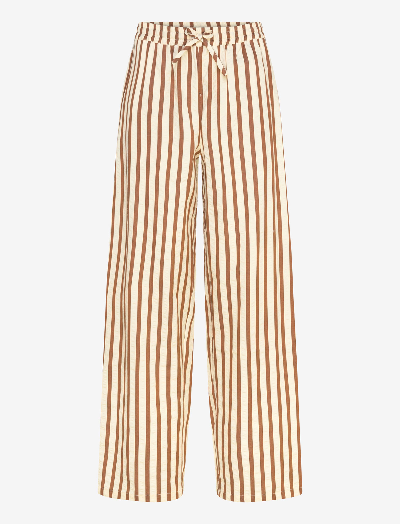 Lollys Laundry - RitaLL Pants - bukser med brede ben - dark mokka - 1
