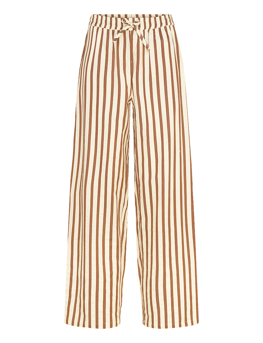Lollys Laundry - RitaLL Pants - vida byxor - dark mokka - 1