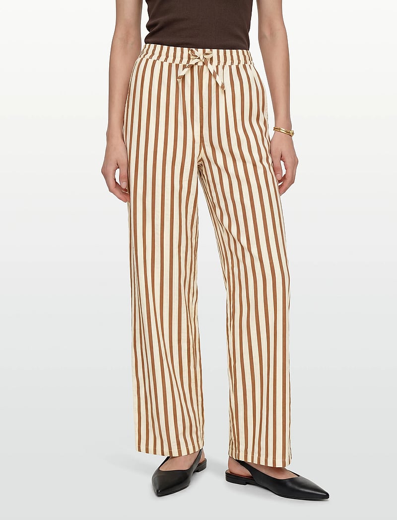 Lollys Laundry - RitaLL Pants - bukser med brede ben - dark mokka - 3