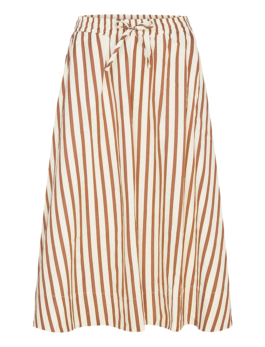 Lollys Laundry - BristolLL Midi Skirt - midi-röcke - dark mokka - 1