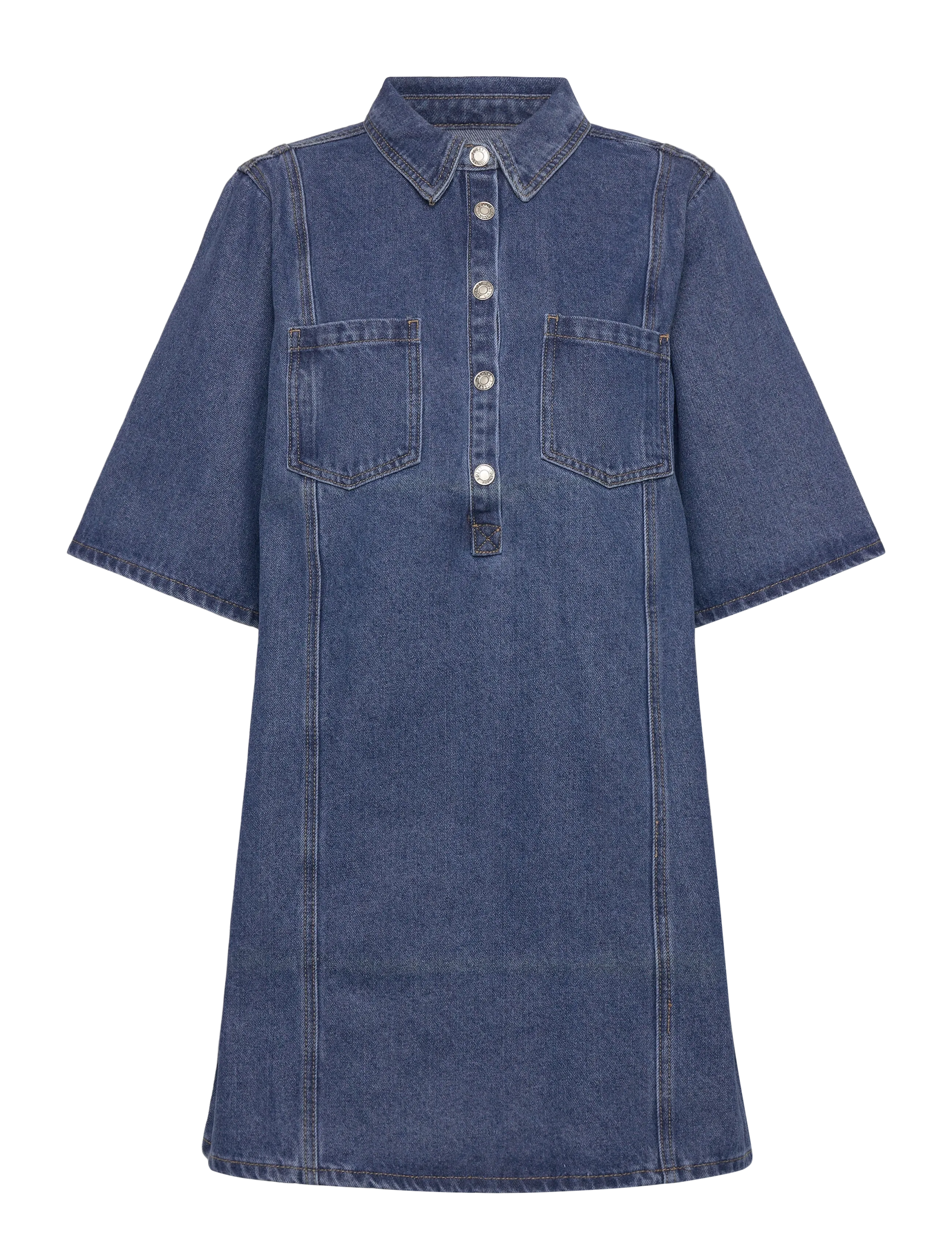LOLLYS LAUNDRY Molall Kleid Ss Blau - M - Damen