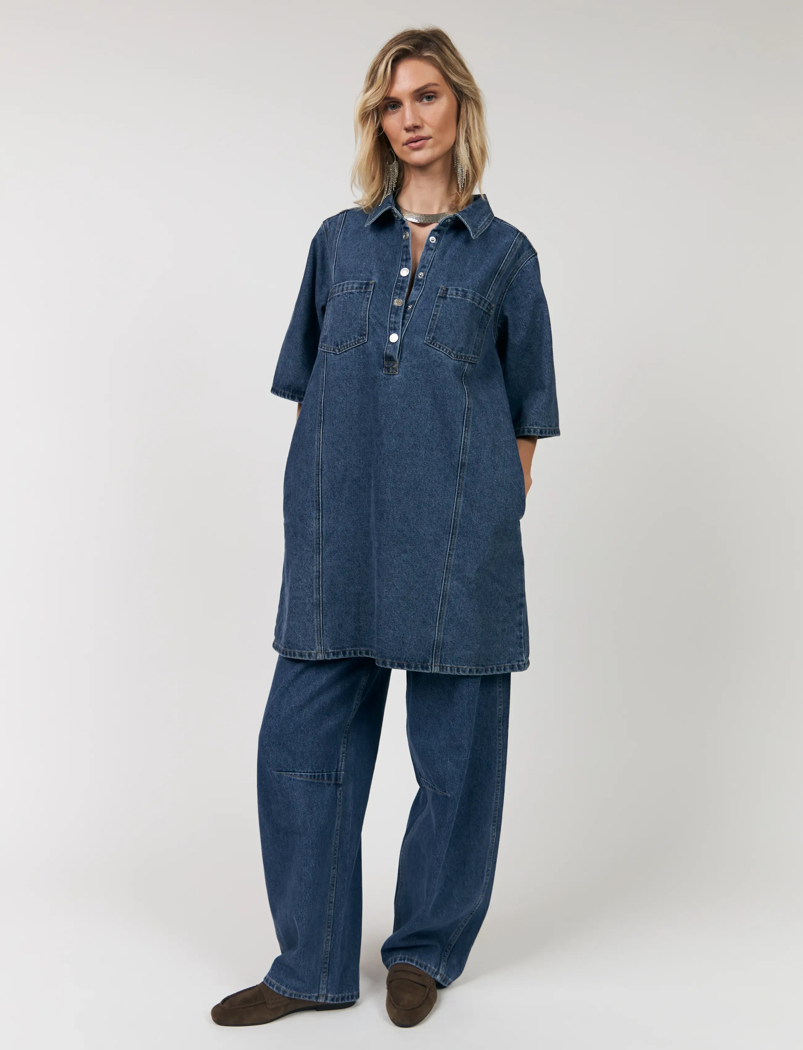 Lollys Laundry MolaLL Dress SS - Tøj - BLUE / blue