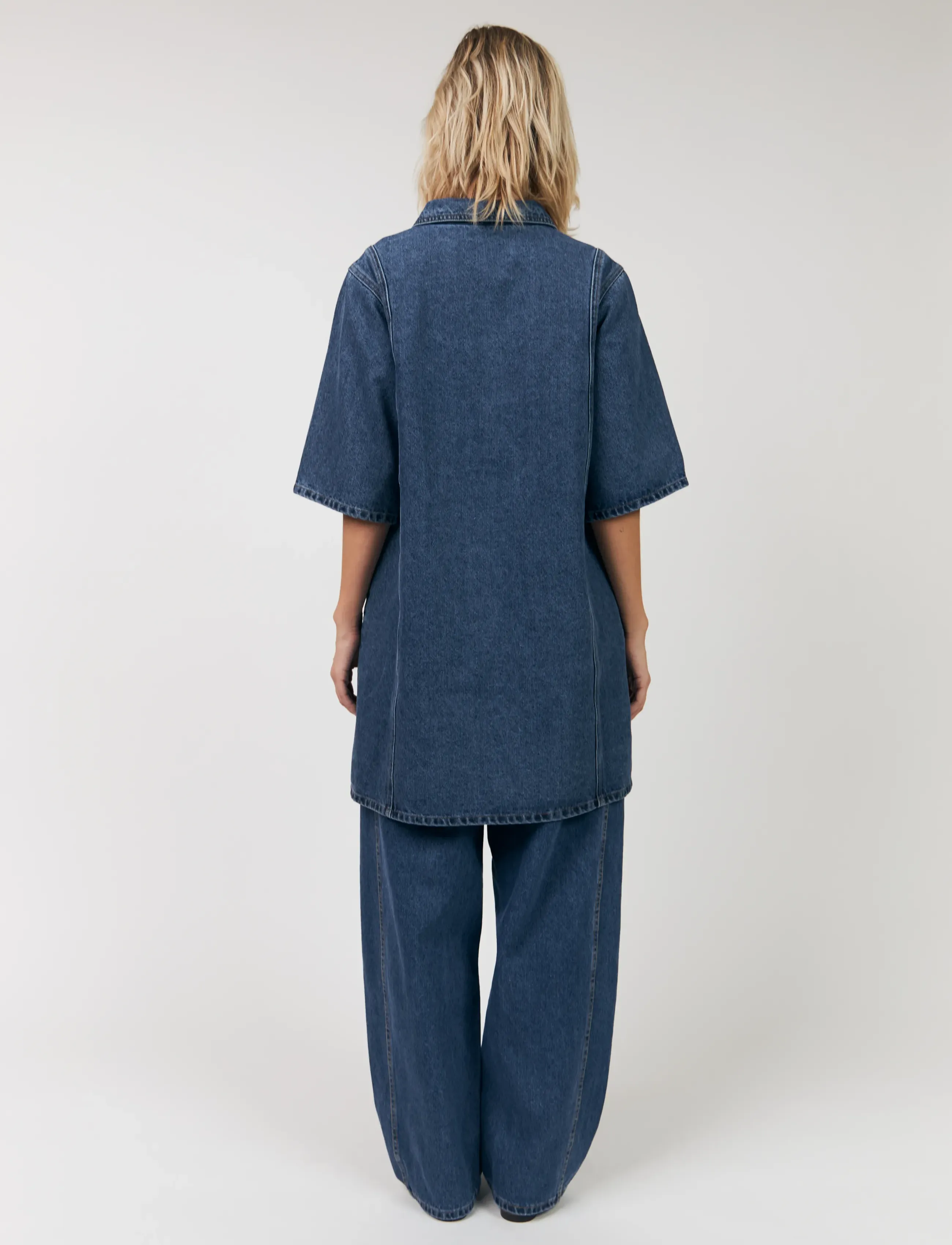 Lollys Laundry - MolaLL Dress SS - denimkjoler - blue - 3