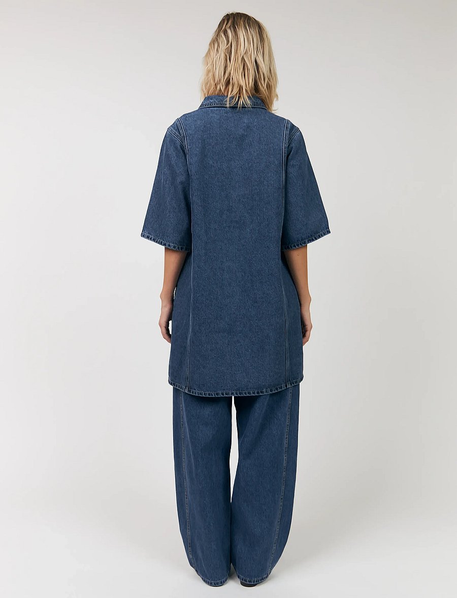 Lollys Laundry - MolaLL Dress SS - denimkjoler - blue - 3