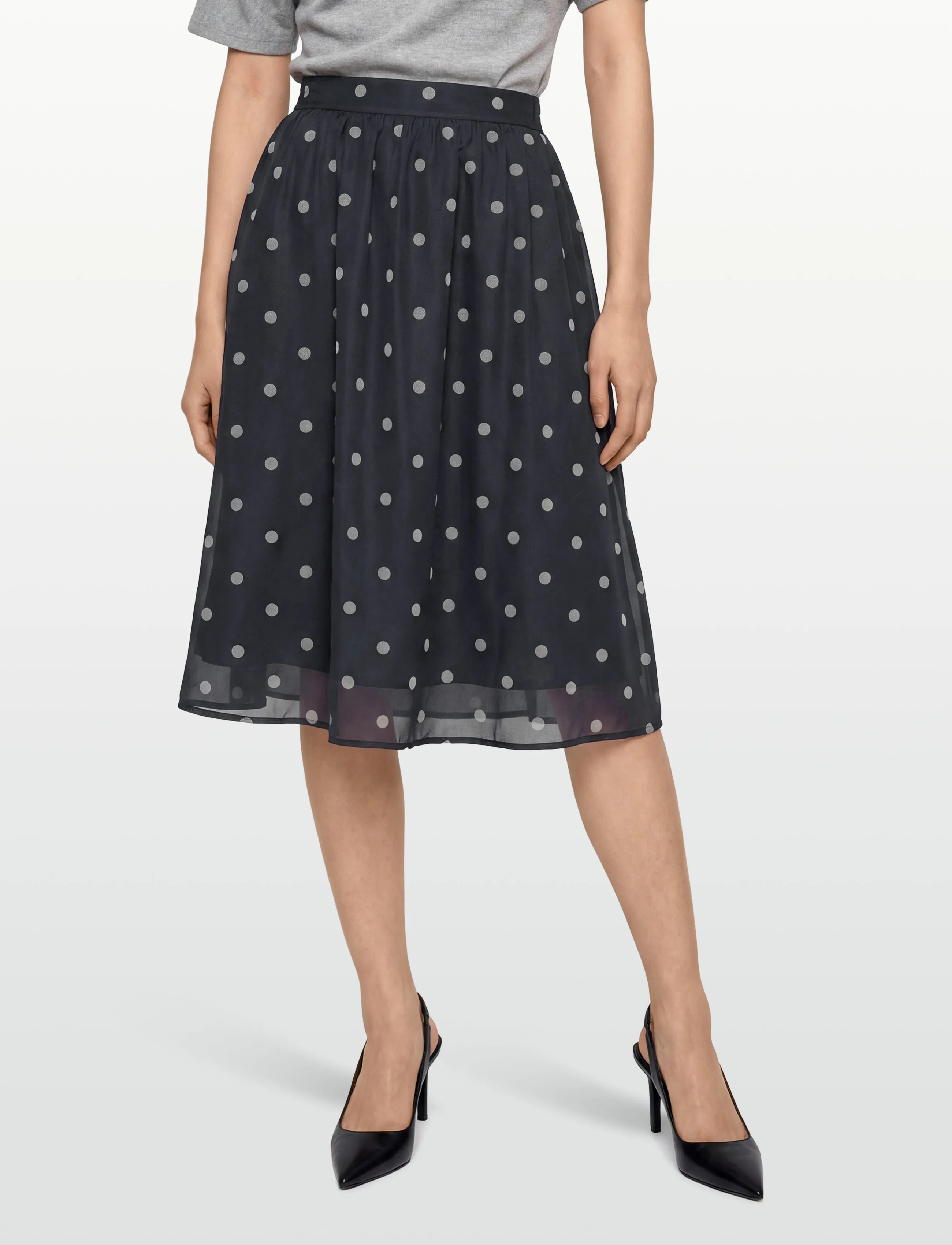 Lollys Laundry - EllaLL Midi Skirt - midi skirts - dark blue - 3