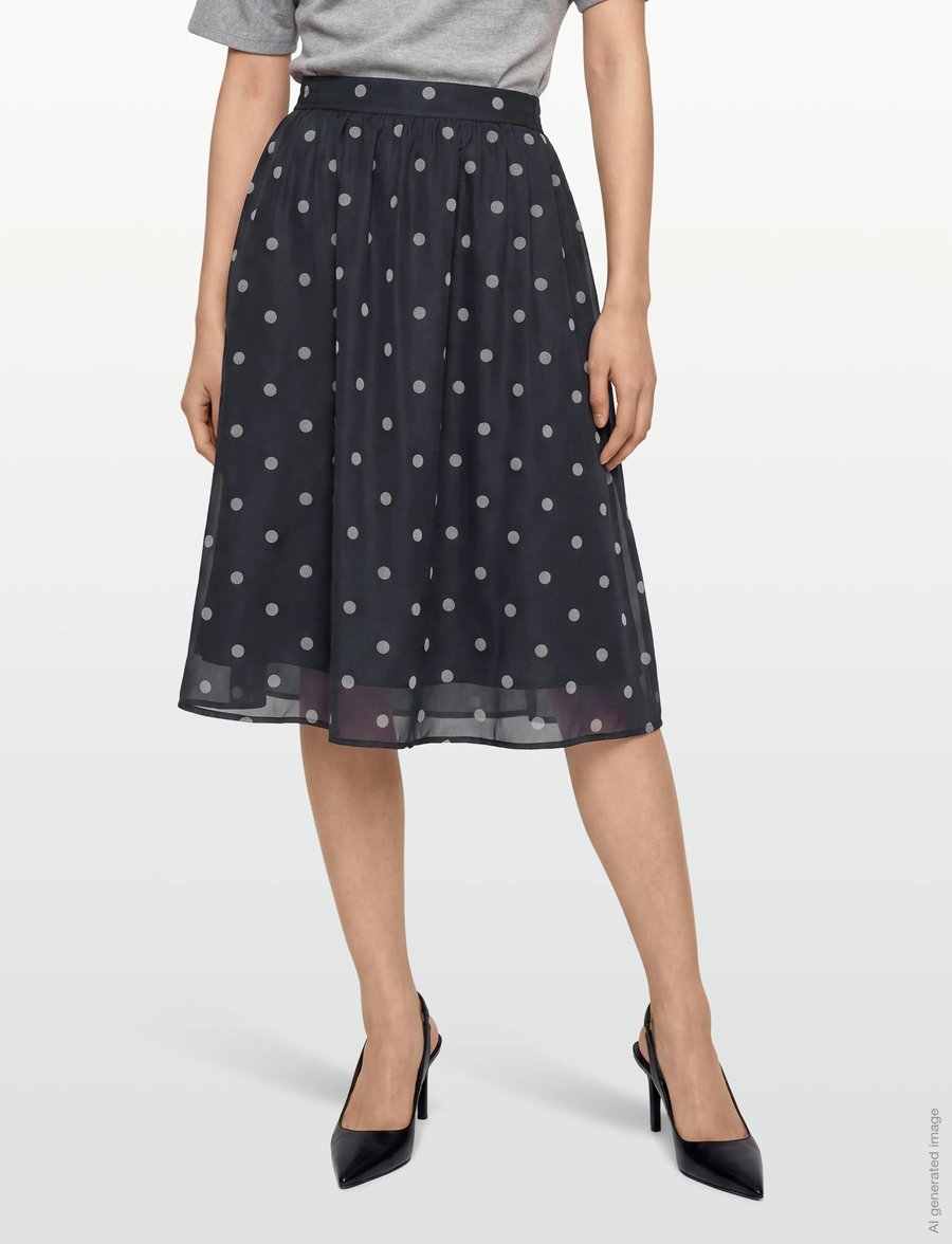 Lollys Laundry - EllaLL Midi Skirt - midi nederdele - dark blue - 3
