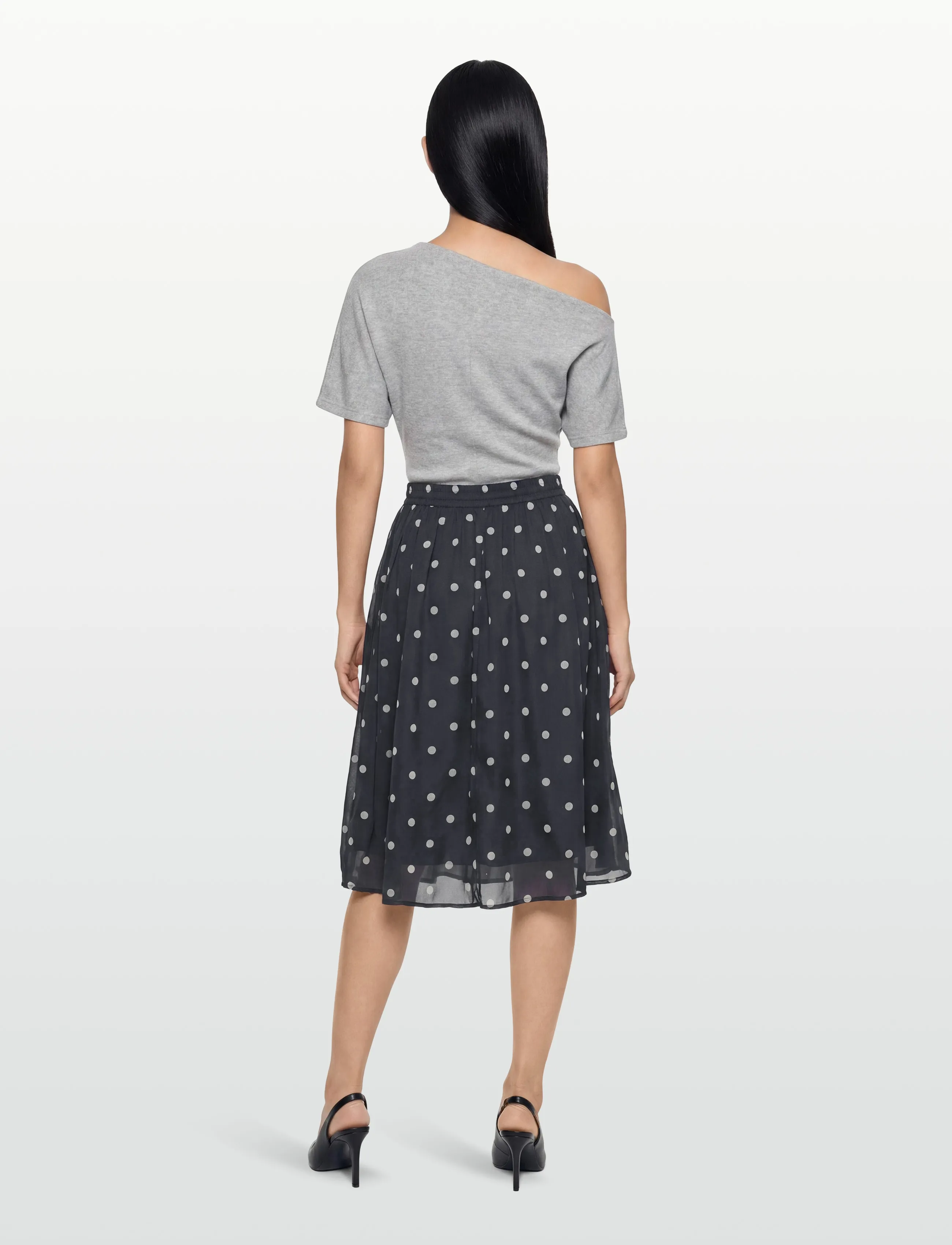 Lollys Laundry - EllaLL Midi Skirt - midi nederdele - dark blue - 4