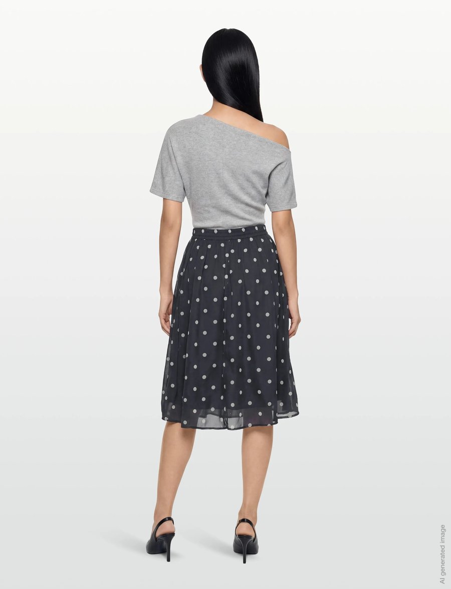 Lollys Laundry - EllaLL Midi Skirt - midi nederdele - dark blue - 4