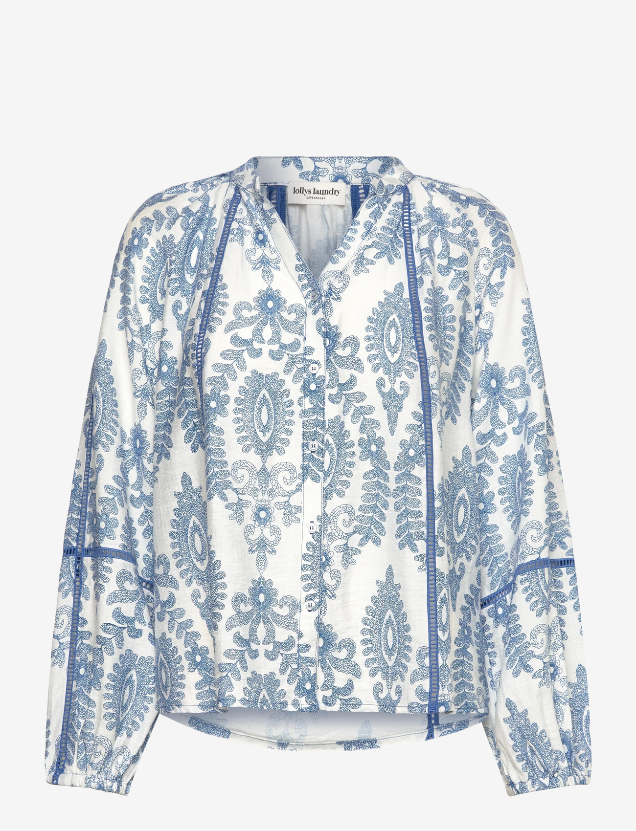 Lollys Laundry - VeroLL Shirt LS - pikkade varrukatega pluusid - blue - 0