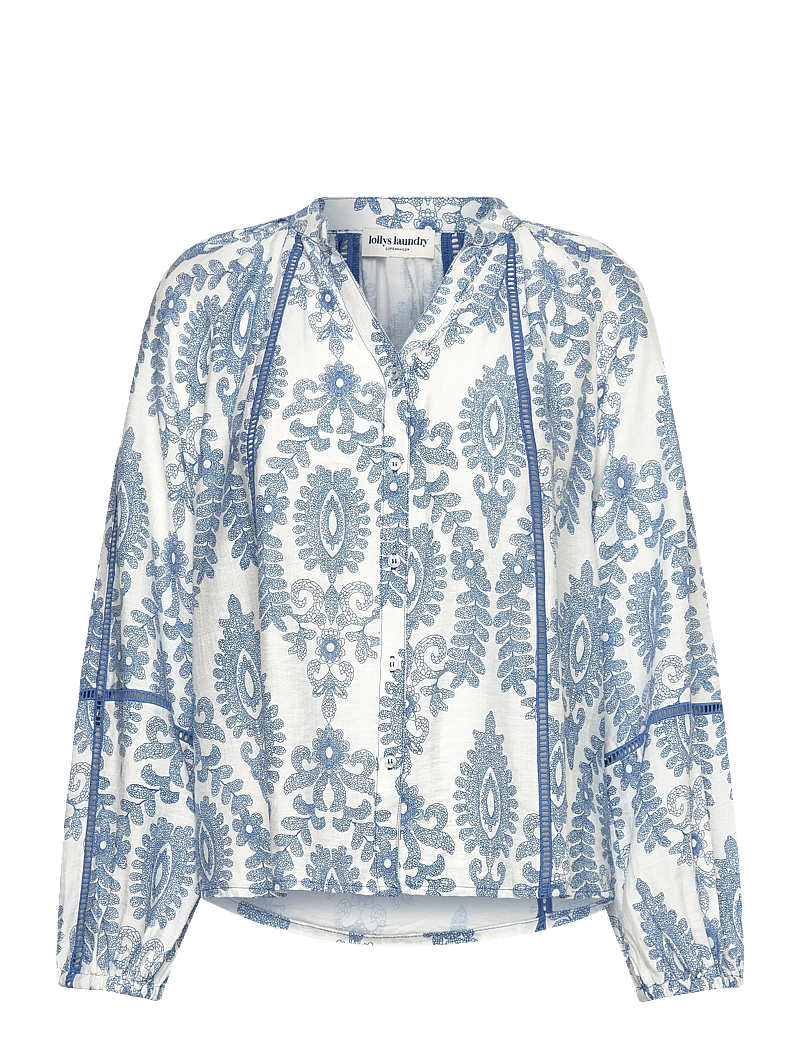 Lollys Laundry - VeroLL Shirt LS - pikkade varrukatega pluusid - blue - 0
