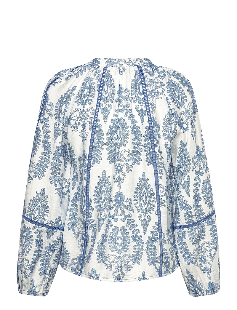 Lollys Laundry - VeroLL Shirt LS - pikkade varrukatega pluusid - blue - 1