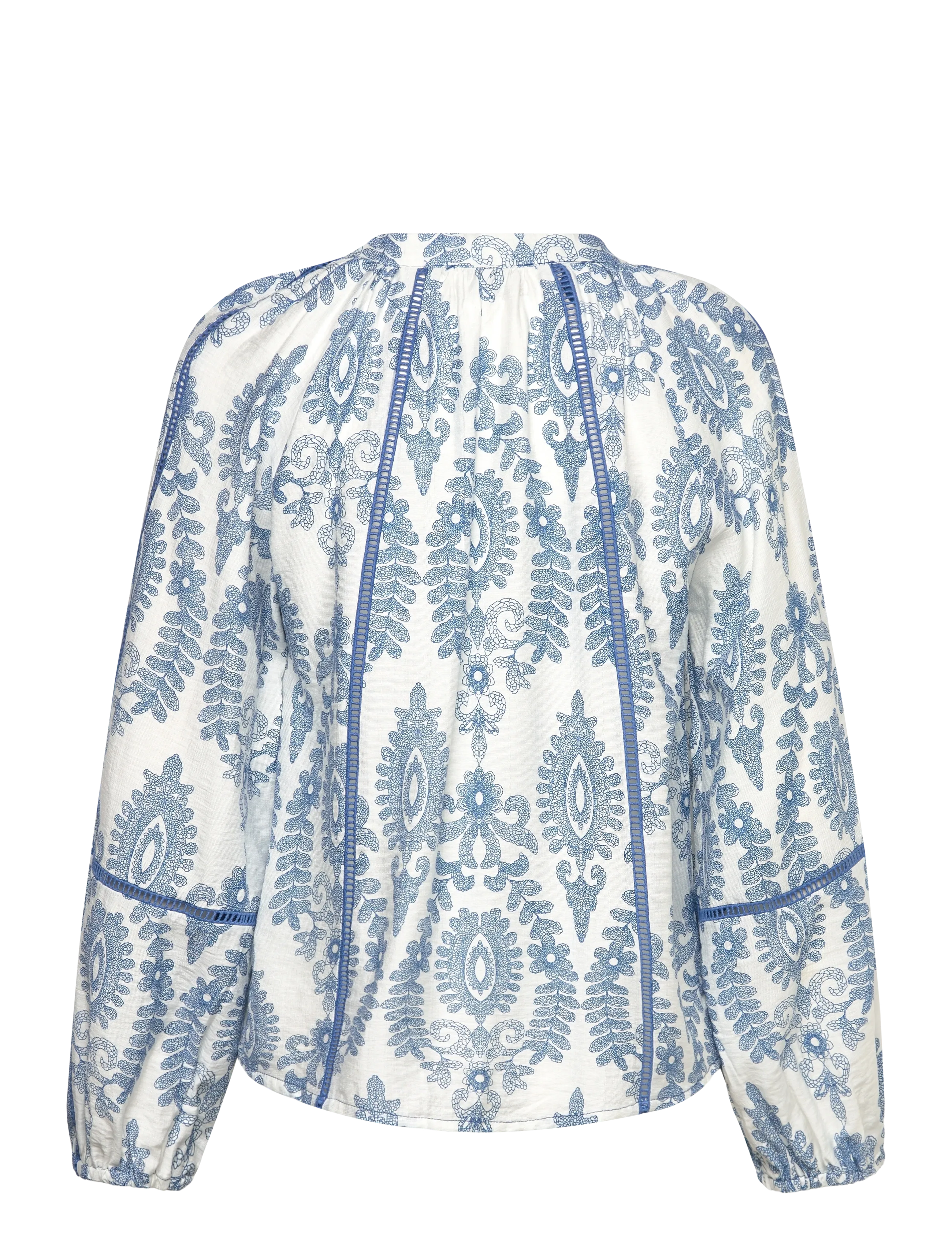 Lollys Laundry - VeroLL Shirt LS - long sleeved blouses - blue - 2