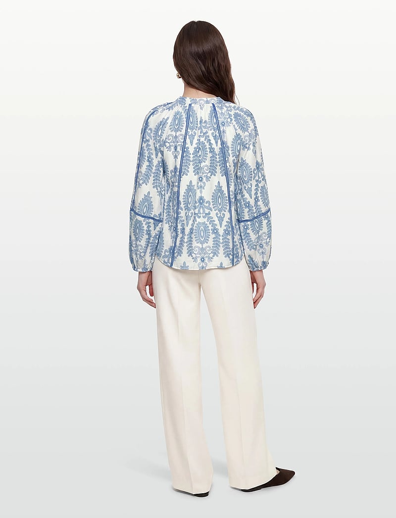 Lollys Laundry - VeroLL Shirt LS - langærmede bluser - blue - 4