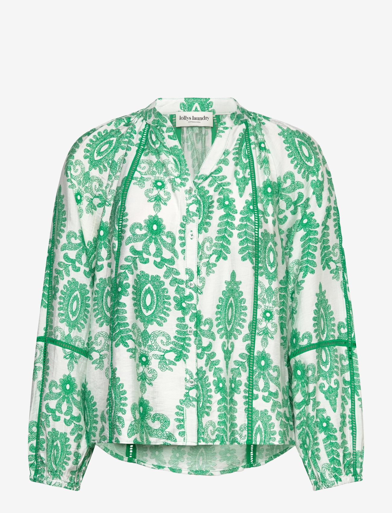 Lollys Laundry - VeroLL Shirt LS - pikkade varrukatega pluusid - light green - 1
