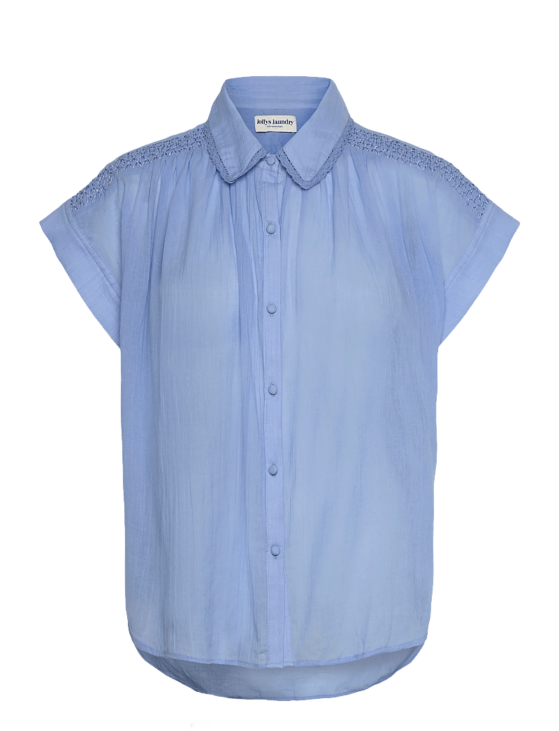 Lollys Laundry - BadalLL Shirt - lühikeste varrukatega särgid - blue - 1