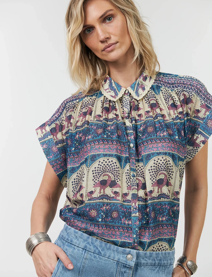 Lollys Laundry - BadalLL Shirt - krekli ar īsām piedurknēm - blue - 0