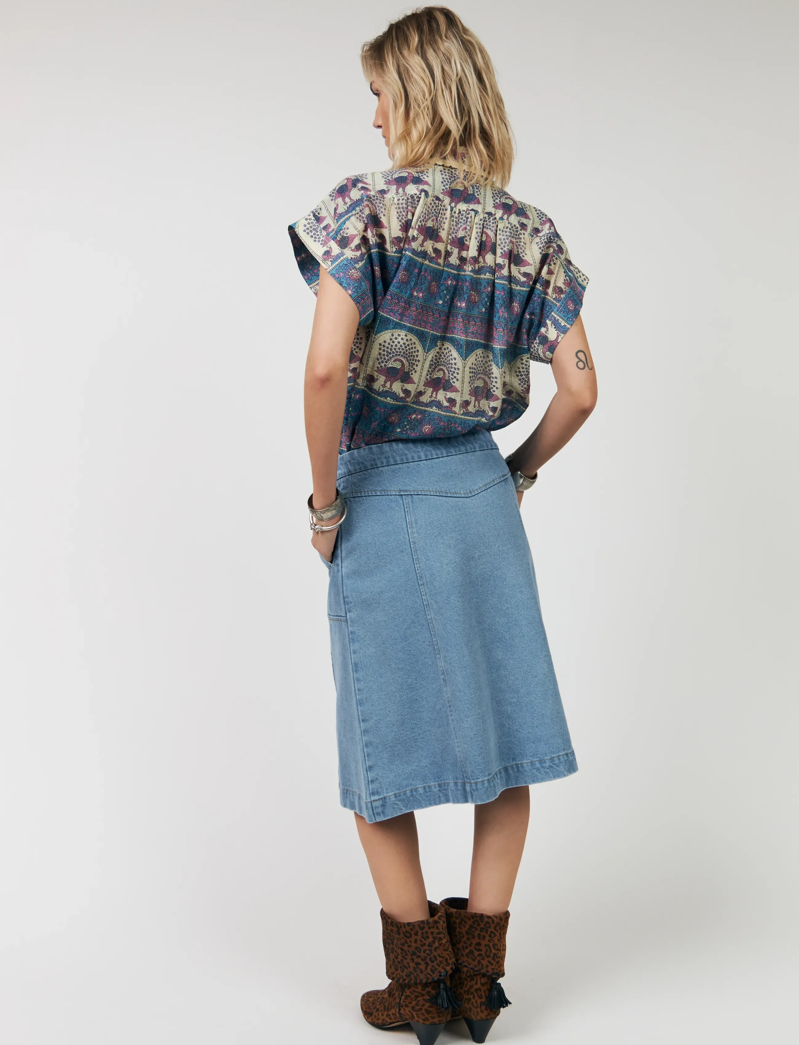 Lollys Laundry - BadalLL Shirt - krekli ar īsām piedurknēm - blue - 3