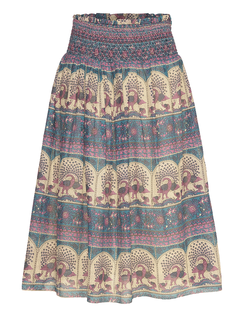 Lollys Laundry - MyraLL Midi Skirt - midiseelikud - blue - 0