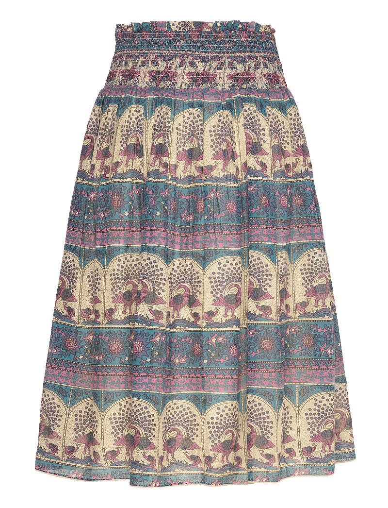 Lollys Laundry - MyraLL Midi Skirt - midiseelikud - blue - 1