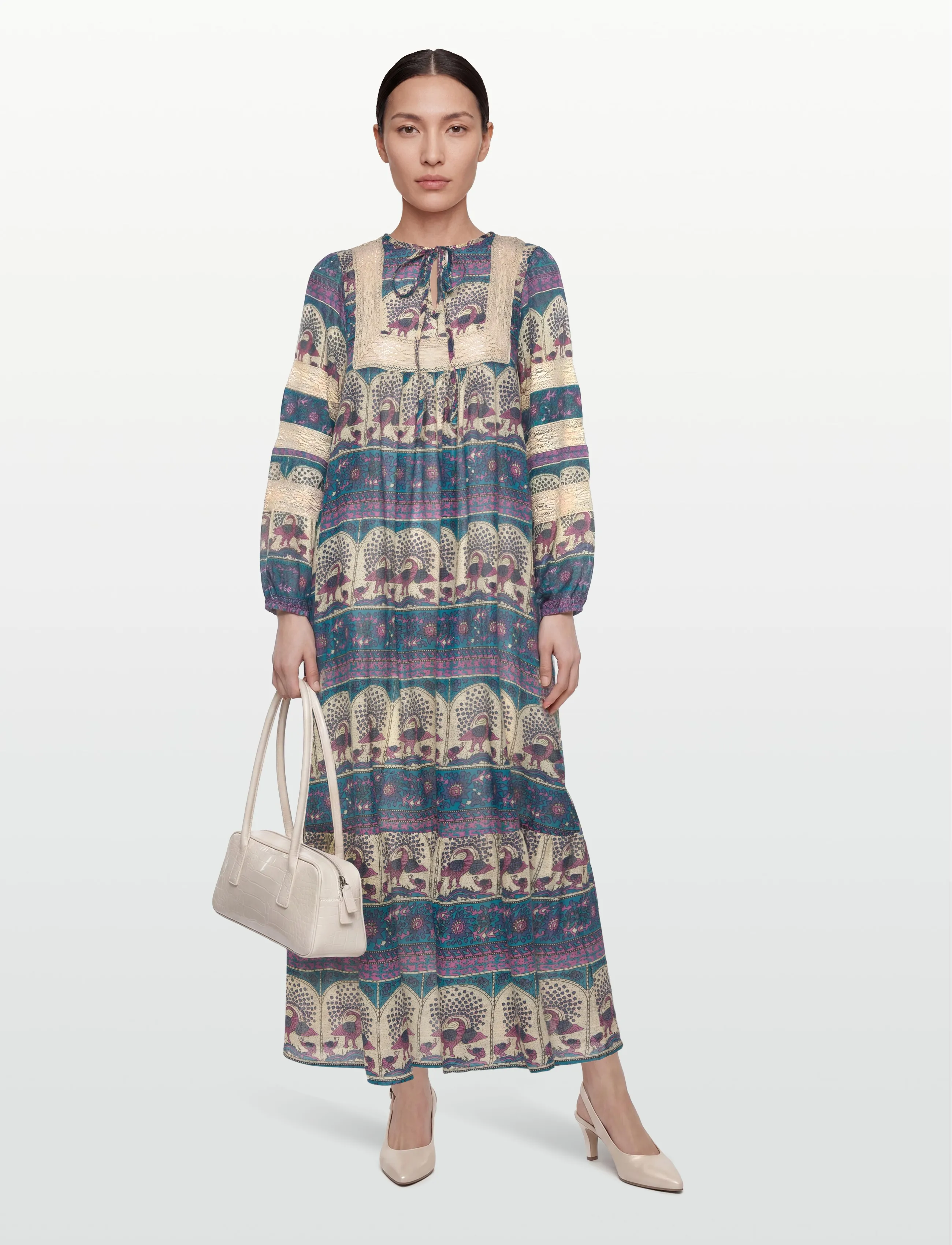 Lollys Laundry Latourll Maxi Dress, XS, Dresses, Blau - Frauen