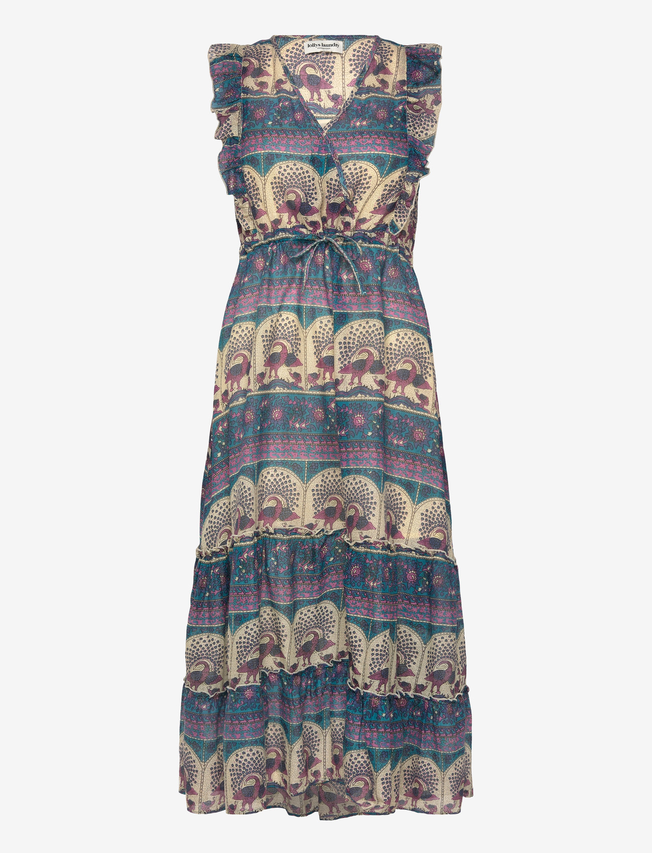 Lollys Laundry - SamoLL Midi Dress - maxiklänningar - 20 blue - 1