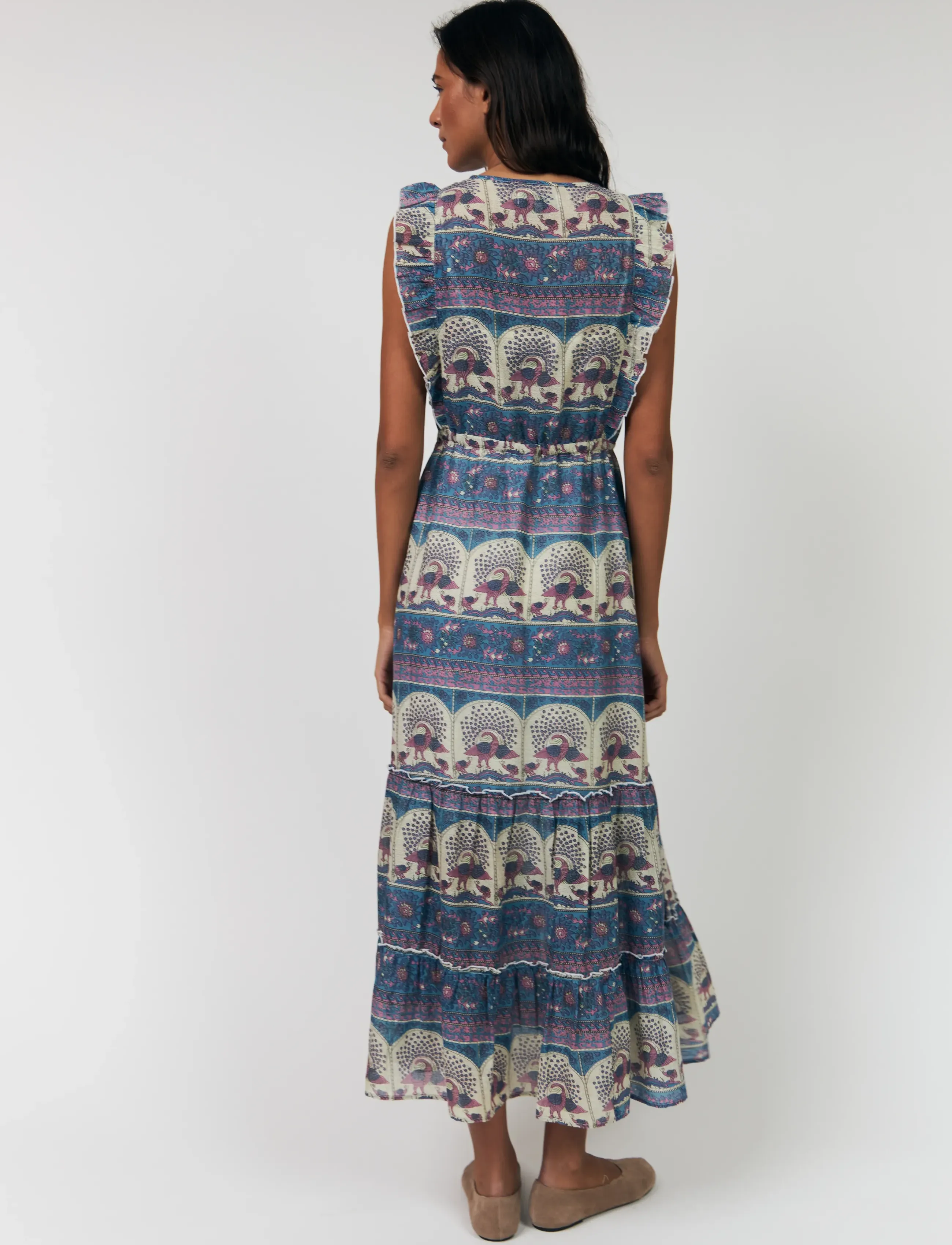 Lollys Laundry - SamoLL Midi Dress - maxikleider - 20 blue - 4