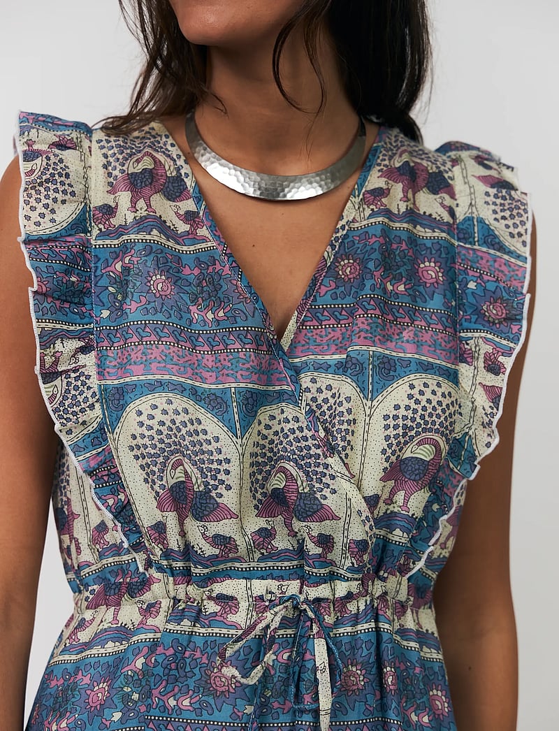 Lollys Laundry - SamoLL Midi Dress - maxiklänningar - 20 blue - 5