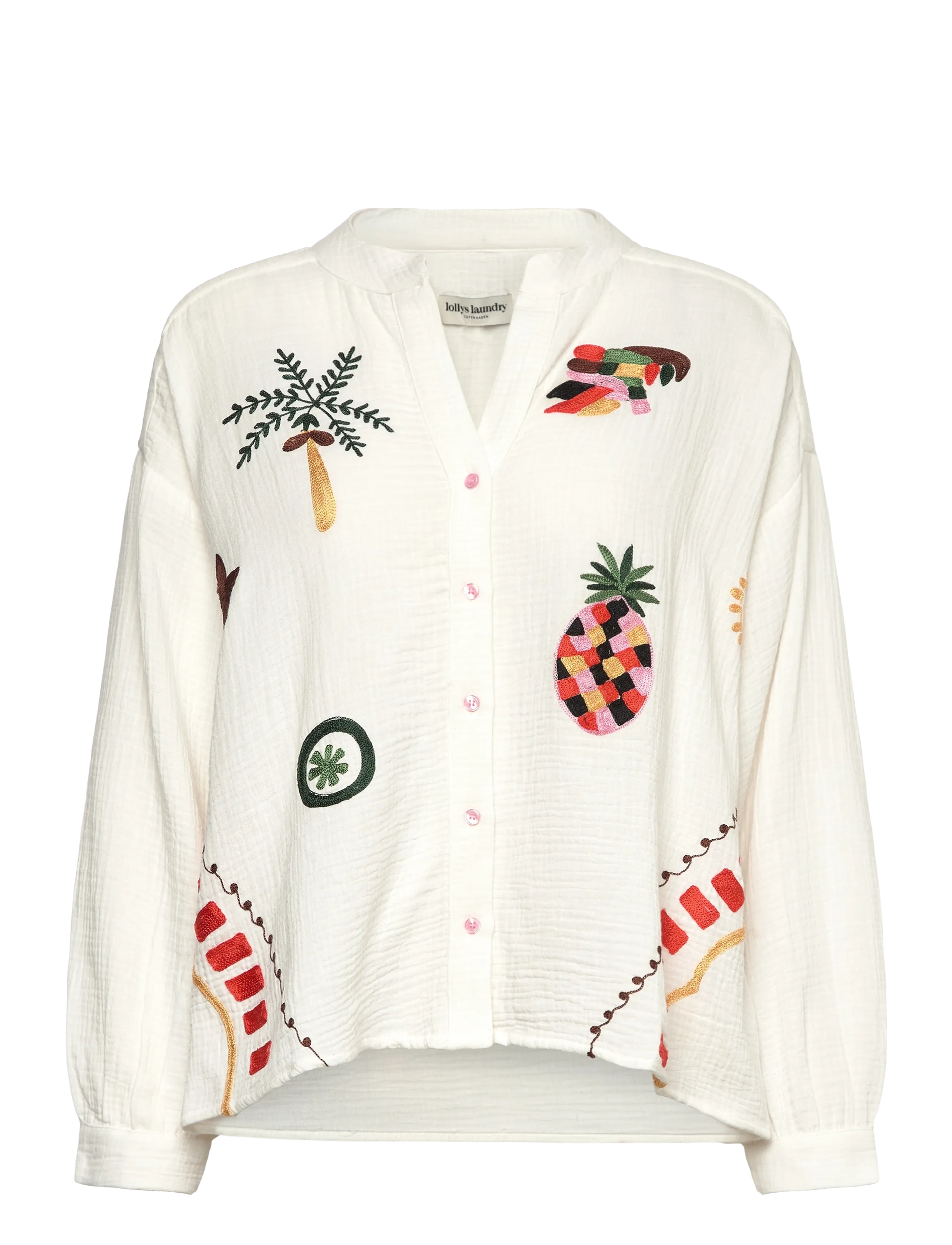 Lollys Laundry ScottieLL Shirt LS - Officewear - CREME / white