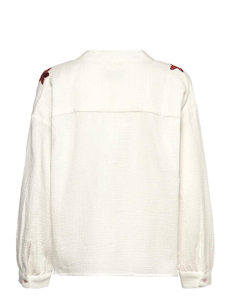 Lollys Laundry - ScottieLL Shirt LS - pikkade varrukatega pluusid - creme - 2