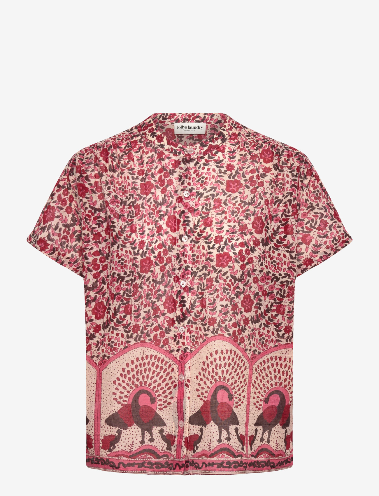 Lollys Laundry - MyaLL Shirt - overhemden met korte mouwen - red - 1