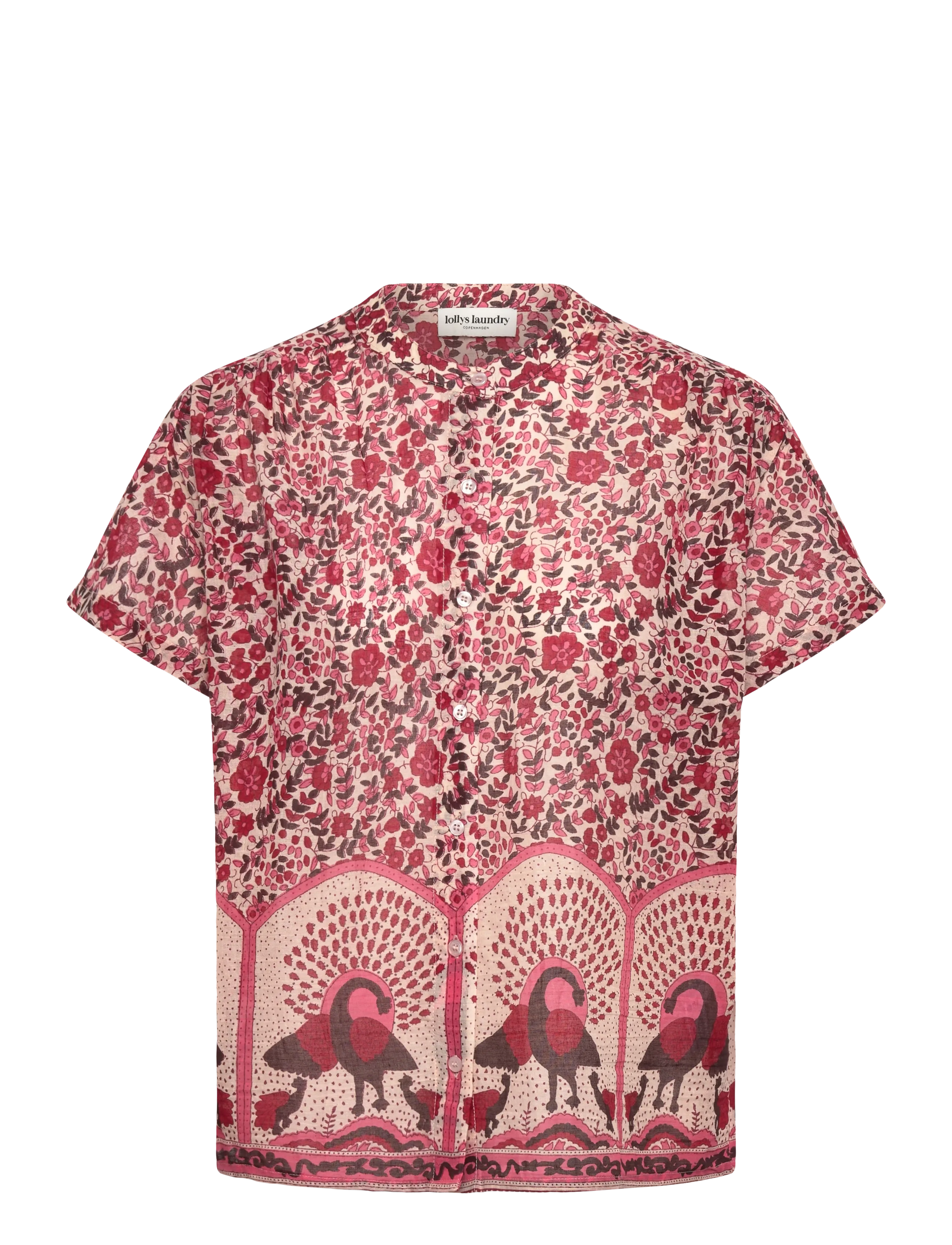 Lollys Laundry MyaLL Shirt - Kleidung - RED / red