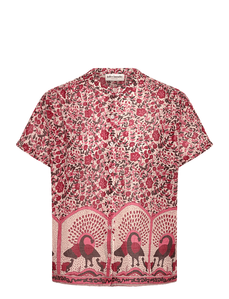 Lollys Laundry - MyaLL Shirt - overhemden met korte mouwen - red - 1