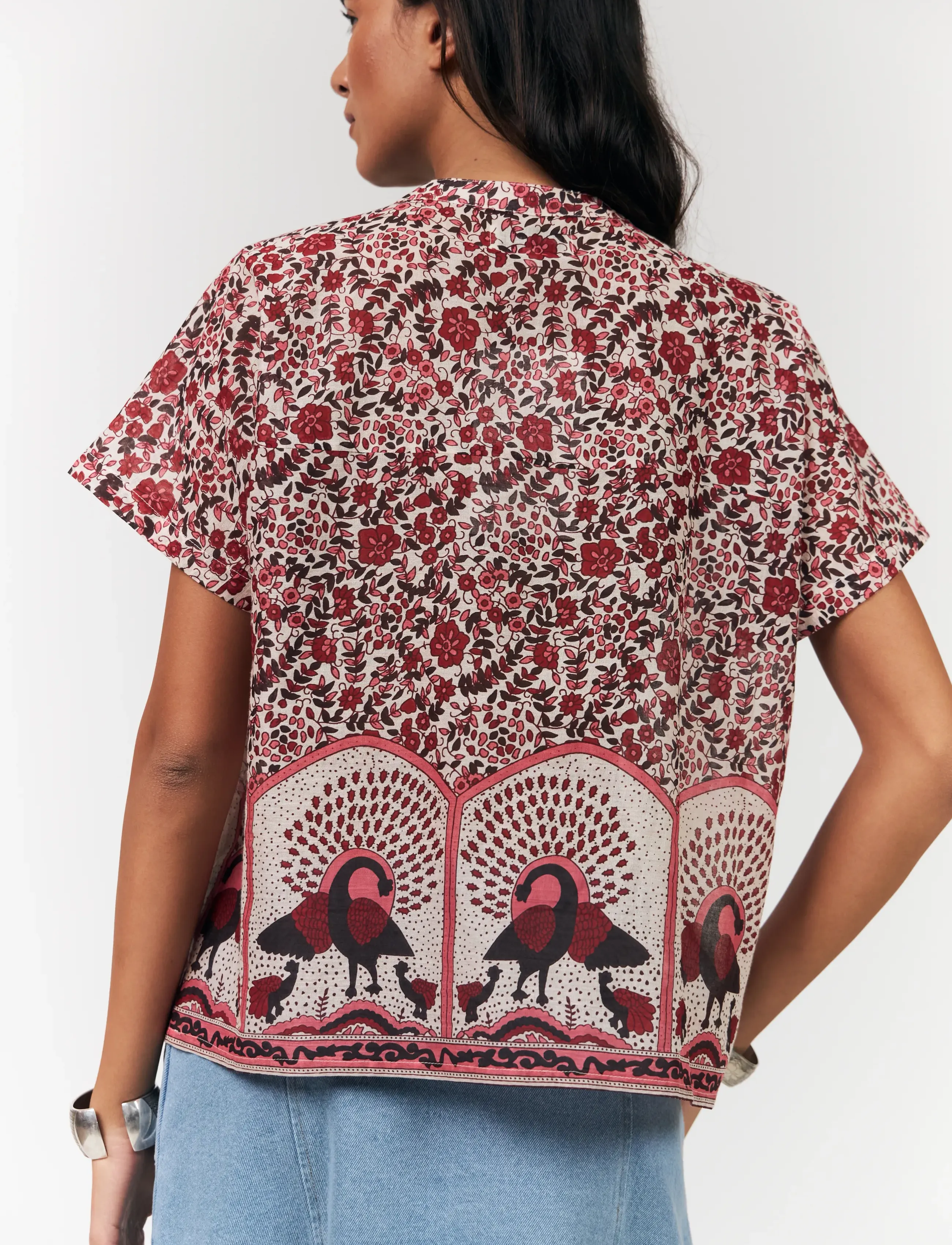 Lollys Laundry - MyaLL Shirt - kortärmade skjortor - red - 3