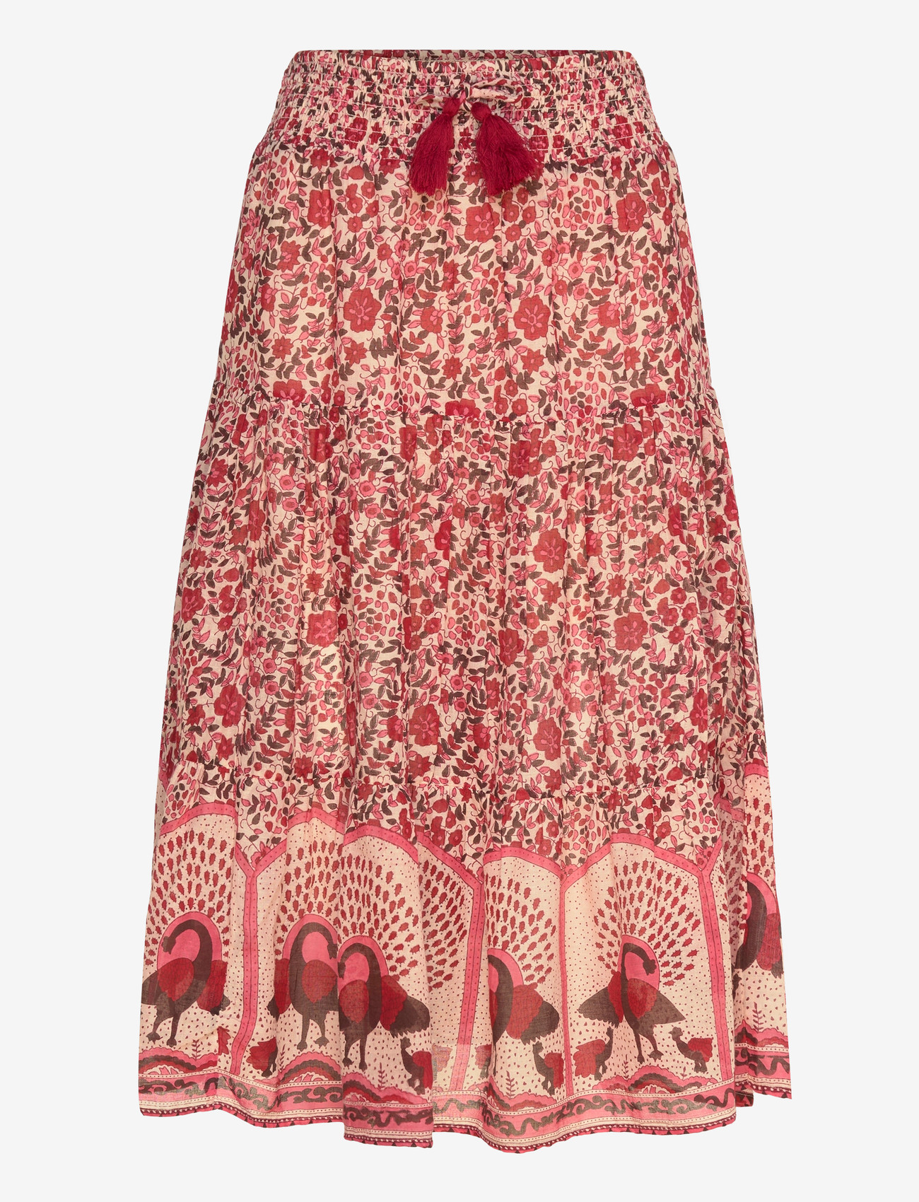 Lollys Laundry - SunnyLL Midi Skirt - midi-röcke - red - 1