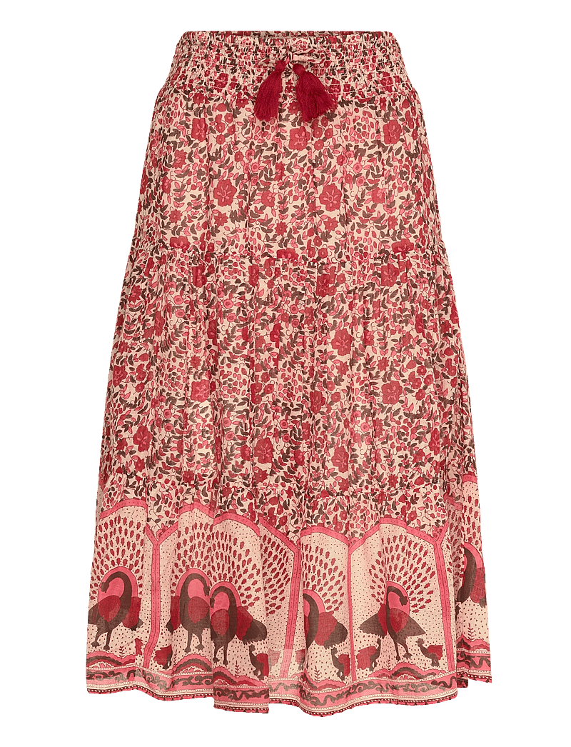 Lollys Laundry - SunnyLL Midi Skirt - midi-röcke - red - 1