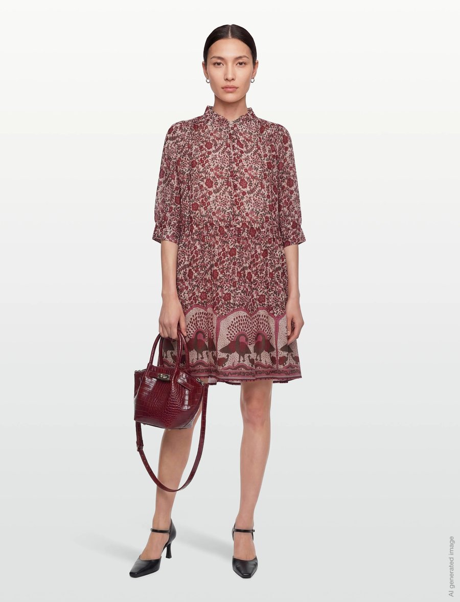 Lollys Laundry - SabineLL Short Dress - korta klänningar - red - 0