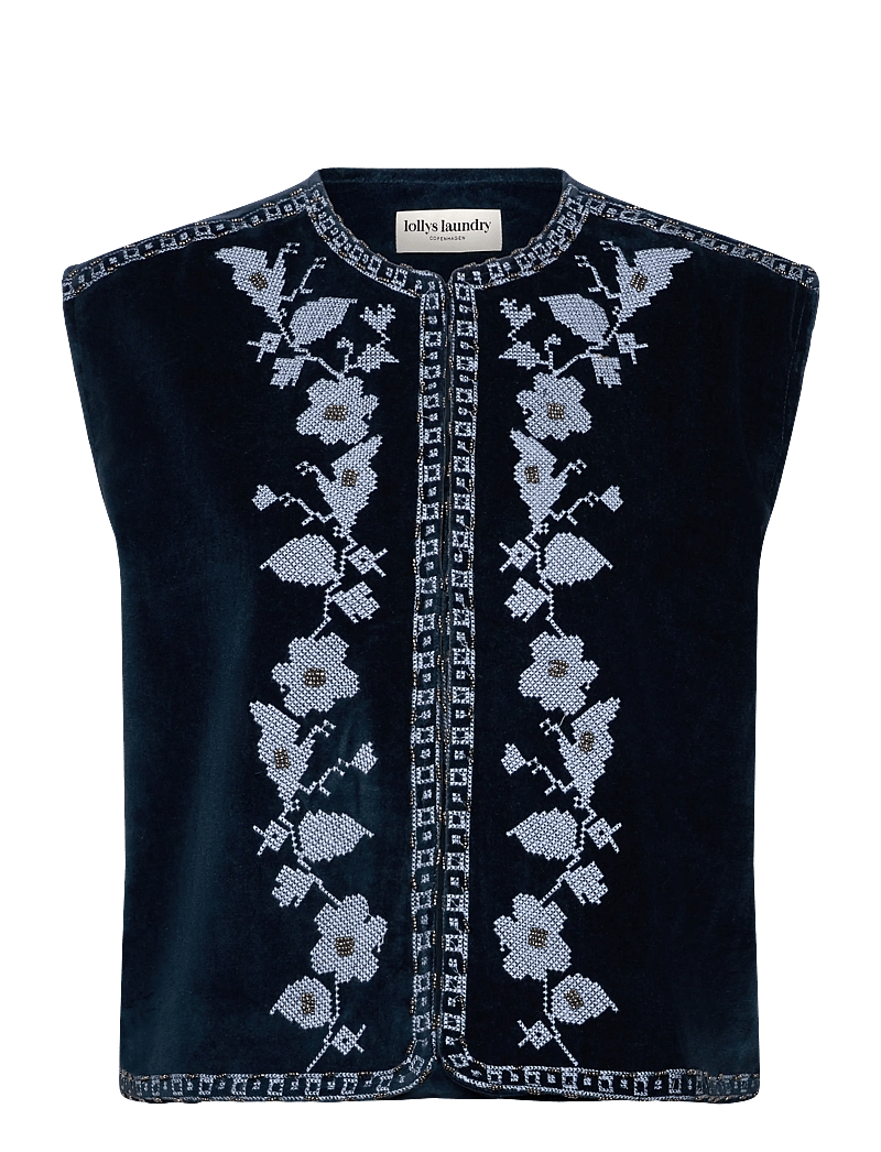 Lollys Laundry - BinLL Vest SL - herbstjacken - blue - 0