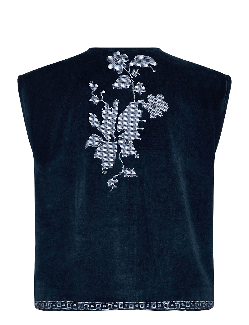 Lollys Laundry - BinLL Vest SL - vårjackor - blue - 2