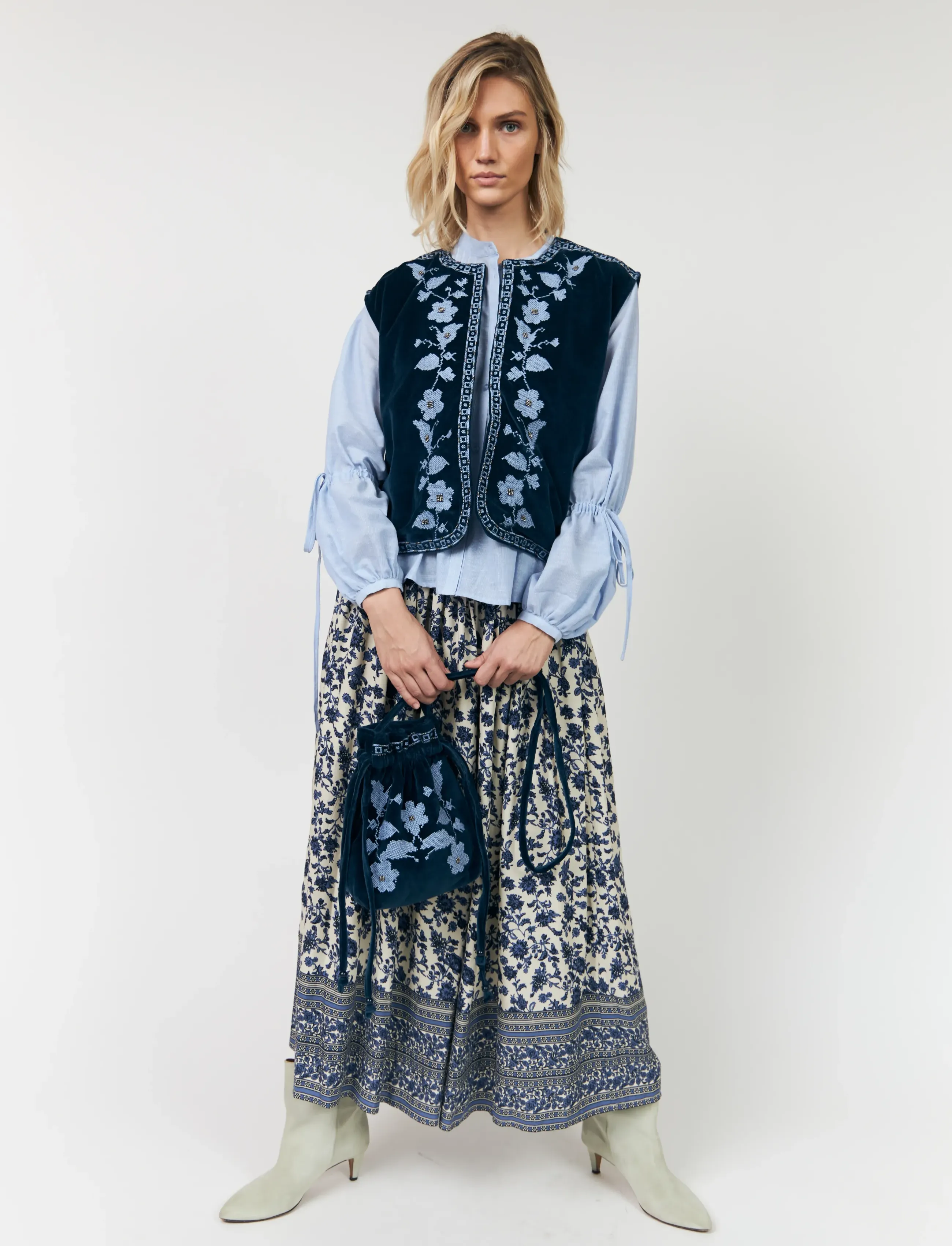 Lollys Laundry Binll Vest Sl, XL, Navy, Veste > Quiltede Veste, Dame