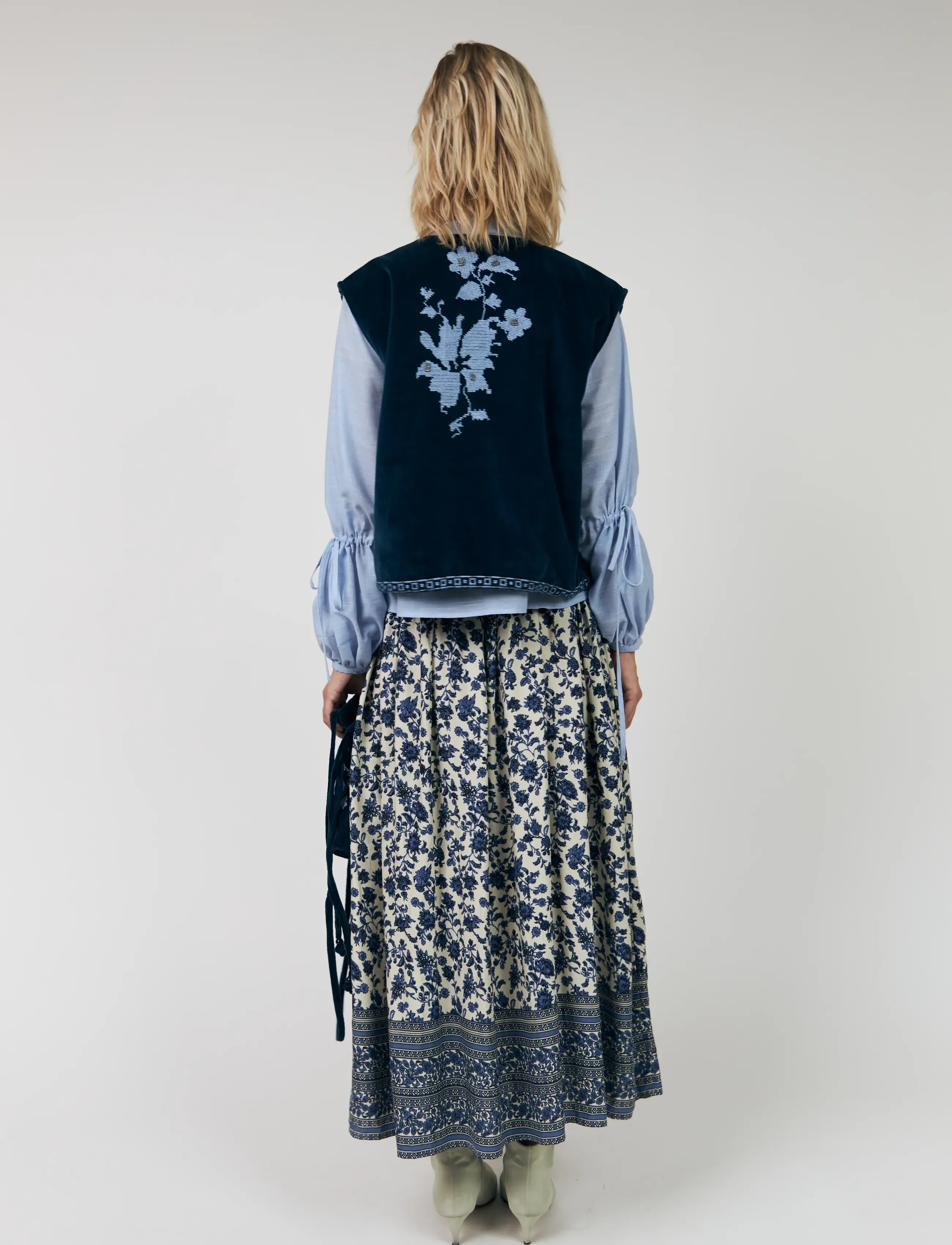 Lollys Laundry - BinLL Vest SL - vorjakkar - blue - 3