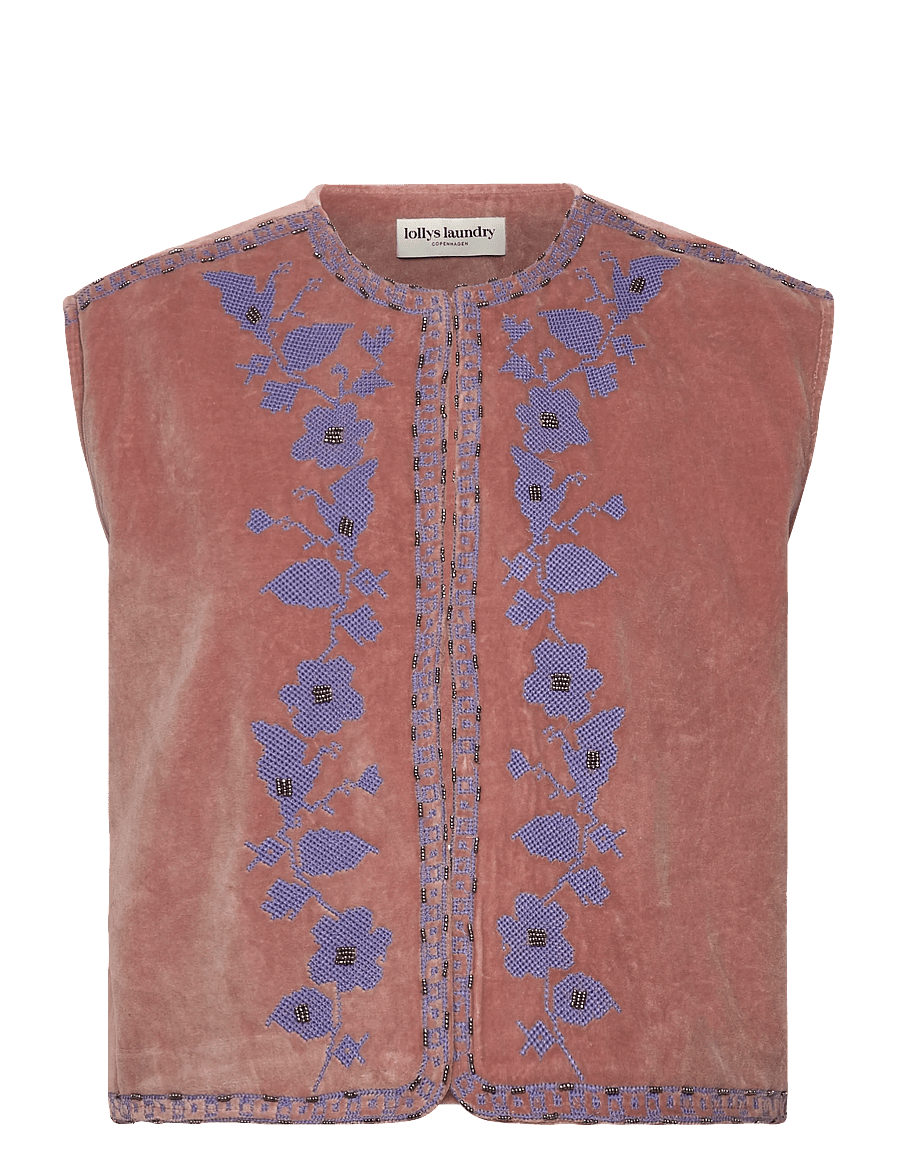 Lollys Laundry - BinLL Vest SL - kurtki wiosenne - dusty rose - 1
