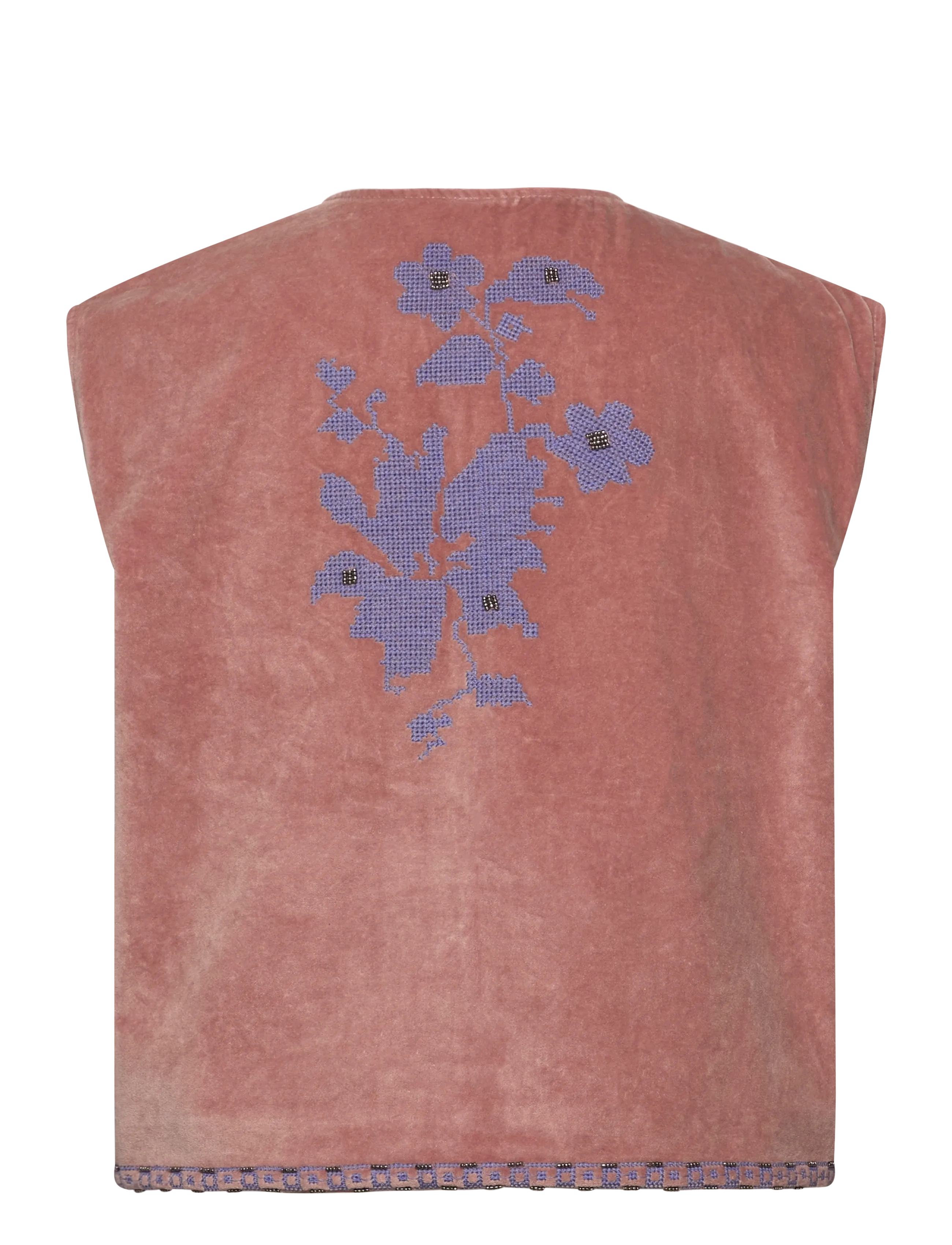 Lollys Laundry - BinLL Vest SL - spring jackets - dusty rose - 2