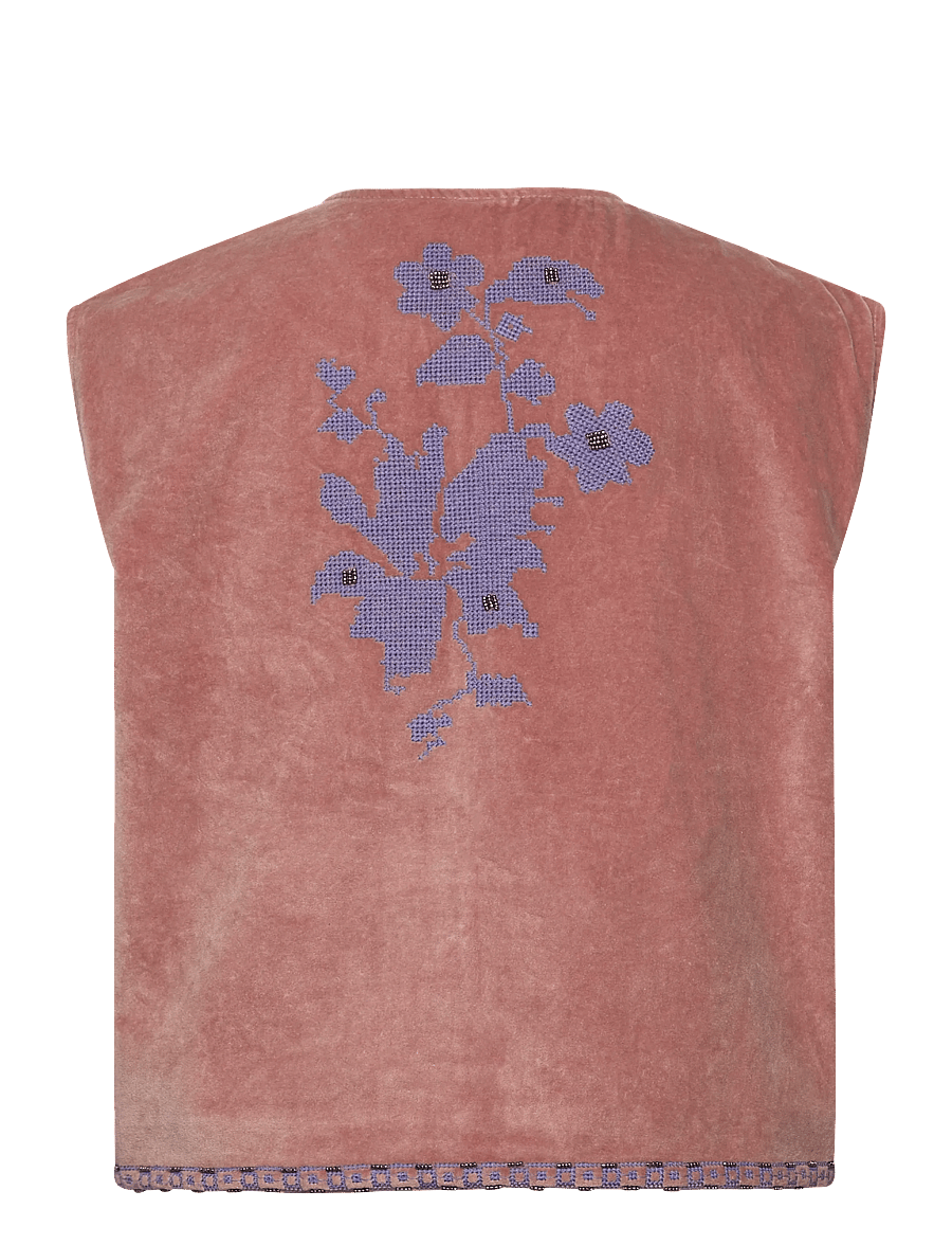 Lollys Laundry - BinLL Vest SL - kurtki wiosenne - dusty rose - 2