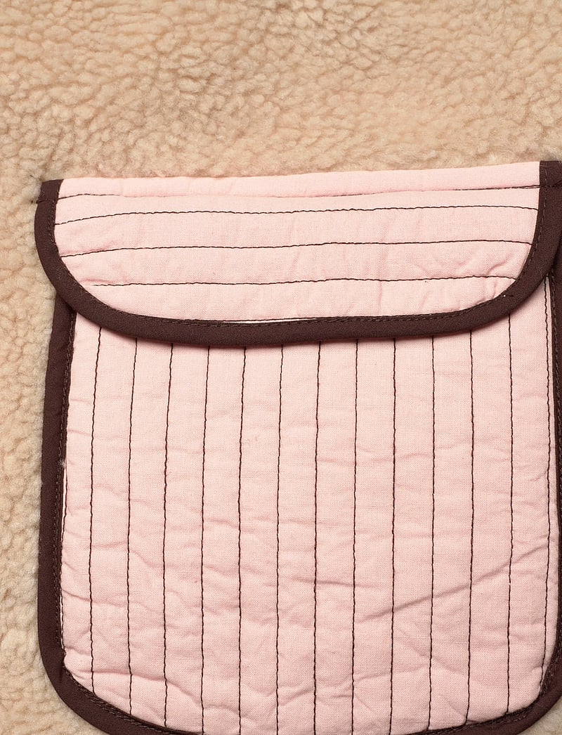 Lollys Laundry - JaceLL Love Vest SL - fliis- ja teddy-vestid - beige - 3