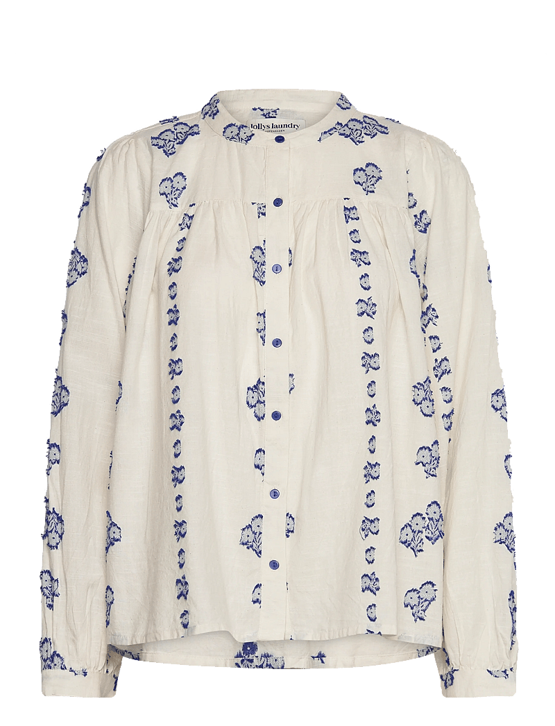 Lollys Laundry - NickyLL Shirt - langærmede skjorter - creme - 1