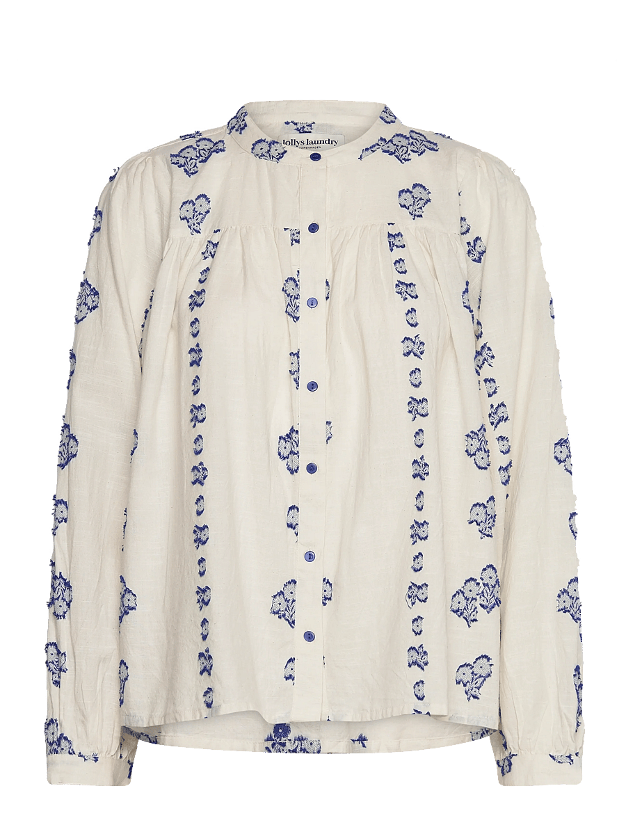 Lollys Laundry - NickyLL Shirt - långärmade skjortor - creme - 1
