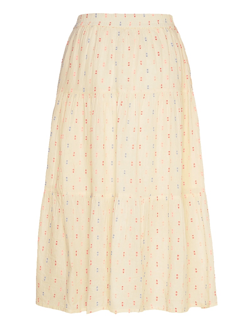 Lollys Laundry - MorningLL Midi Skirt - midiseelikud - creme - 2