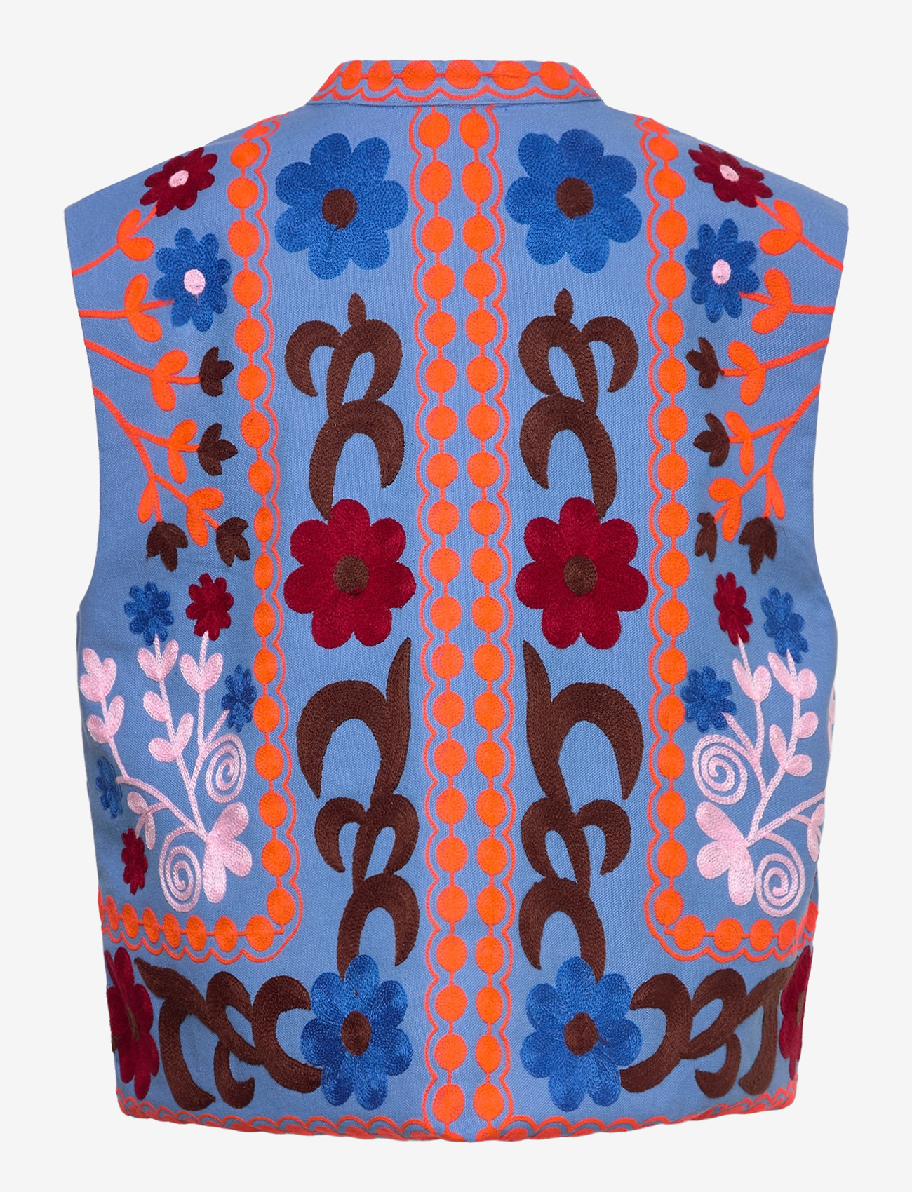 Lollys Laundry - BinLL Vest SL - frühlingsjacken - blue - 2