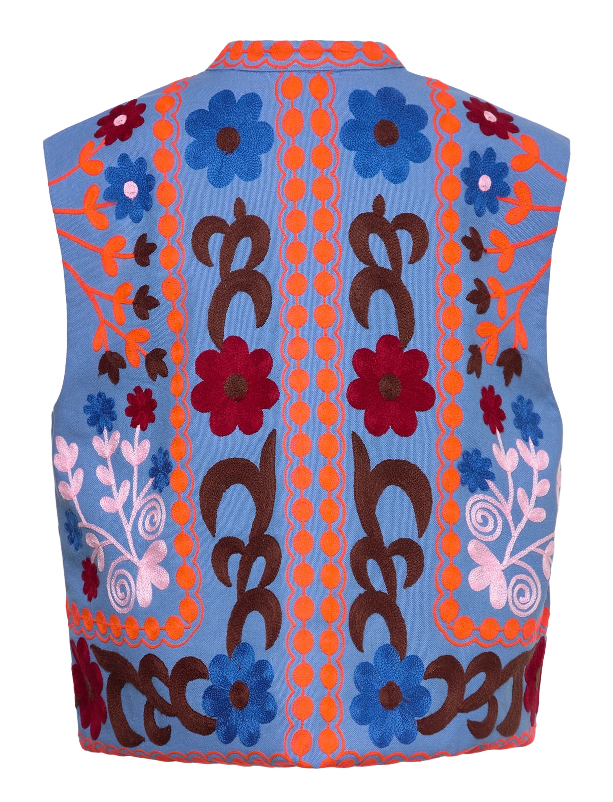 Lollys Laundry - BinLL Vest SL - spring jackets - blue - 2